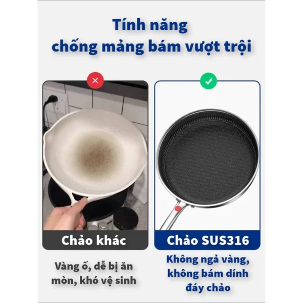 chảo inox 304